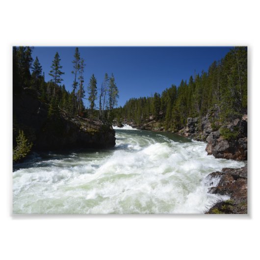 Fotografische afdruk-Yellowstone Rivier Foto Afdruk (Voorkant)