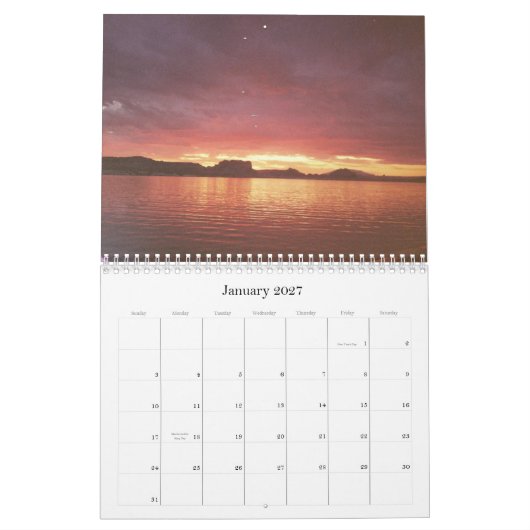 Fotografische agenda kalender (Jan 2027)