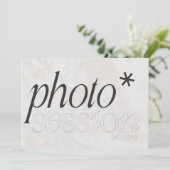 Fotografische cadeaukaart, minimalistische fotofot kaart (Staand voorkant)