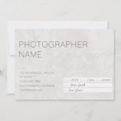 Fotografische cadeaukaart, minimalistische fotofot kaart (Achterkant)