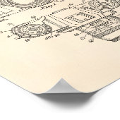 Fotografische camera 1959 Patent Art - Old Peper Poster (Hoek)