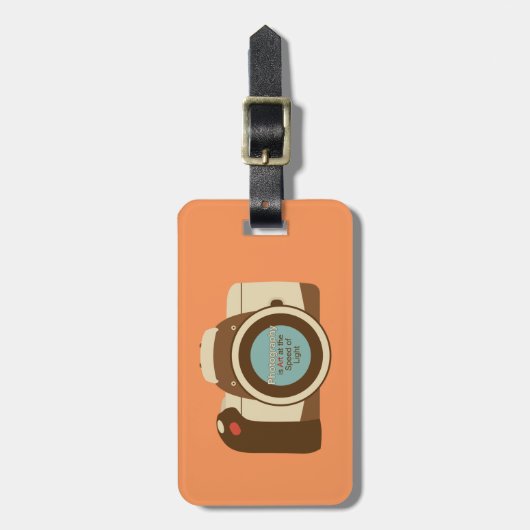 Fotografische camera/Bagagelabel Bagagelabel (Voorkant verticaal)