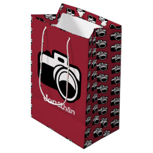 Fotografische camera Design Gift Bag Medium Cadeauzakje