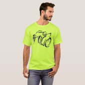 Fotografische camera. Personaliseren T-shirt (Voorkant volledig)