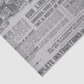 fotografische camera-reclame tissuepapier (Detail)