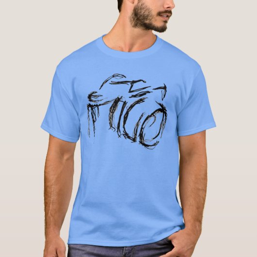 Fotografische camera. T-Shirt aanpassen (Voorkant)