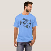 Fotografische camera. T-Shirt aanpassen (Voorkant volledig)