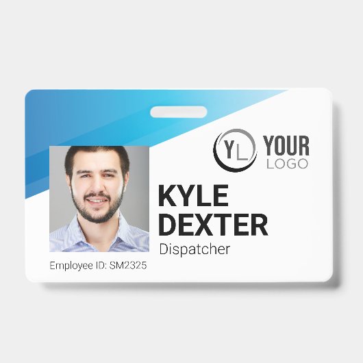 Fotografische identificatiebadge badge (Voorzijde)