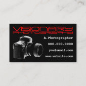 Fotografische industrie visitekaartje (Achterkant)