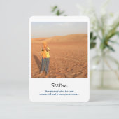 fotografische kaart (Staand voorkant)