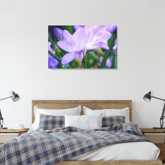 Fotografische kunst met een verweven stilstand canvas afdruk (Insitu (Slaapkamer))