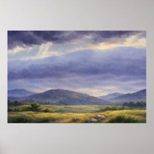 Fotografische landschapskunst bewerkt (betere kwal poster