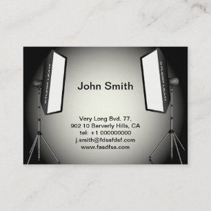 Fotografische lichten visitekaartje