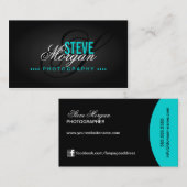 Fotografische monogram visitekaartje (Voorkant / Achterkant)