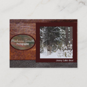 Fotografische portfolio visitekaartje