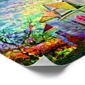 Fotografische tekenafdrukken in de oude landenkerk poster (Hoek)