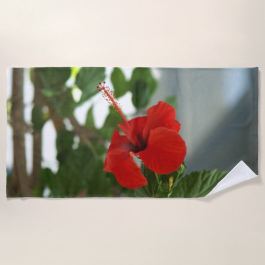 fotografische unieke badhanddoek (Voorkant)