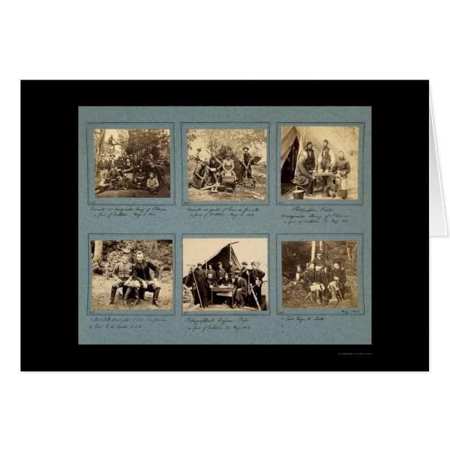 Fotografische vignetten met Custer 1862 (Voorkant Horizontaal)