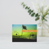 Fotografische visitekaartjes (Staand voorkant)