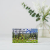  fotografische weide visitekaartjes (Staand voorkant)