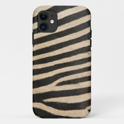 Fotografische zebraafdruk, getextureerd. Case-Mate iPhone case (Achterkant)