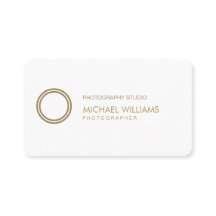 Fotógrafo - Profesional elegante símbolo blanco