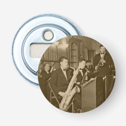  Fotograh Big Band Sax Button Flesopener (Voorkant)