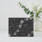 Fotogram schrijven briefkaart (Staand voorkant)