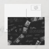 Fotogram schrijven briefkaart (Voorkant / Achterkant)
