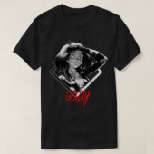 Fotograp Alita Battle Angel geeft muziek F T-shirt (Design voorkant)