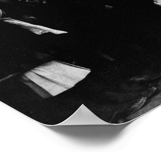 Fotograp van de paardenvrouw van de suffrage-parad poster (Hoek)