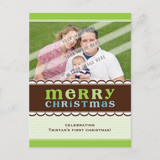 FOTOGROETKAART :: candyfloss 3 Feestdagenkaart (Voorkant)