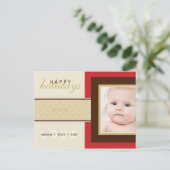 FOTOGROETKAART :: zoetheid 4 Feestdagenkaart (Staand voorkant)