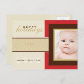 FOTOGROETKAART :: zoetheid 4 Feestdagenkaart (Voorkant / Achterkant)