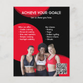 Fotogymzaal, geschikt voor Flyer (Achterkant)