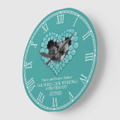 Fotohartslag Turquoise 11e bruiloft Grote Klok (Hoek)