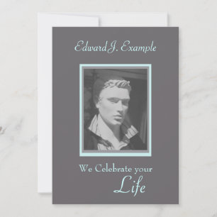 Fotoherdenking / Begrafenis Kaart