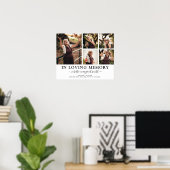 Fotoherdenking 'In Liefdevolle Herinnering' Poster (Thuiskantoor)