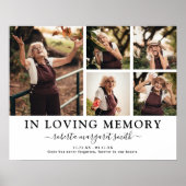 Fotoherdenking 'In Liefdevolle Herinnering' Poster (Voorkant)