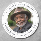 Fotoherdenking Ronde Sticker