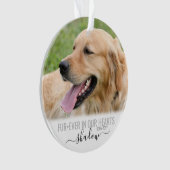 Fotoherdenkingsdag in ons hart ornament (voorkant)