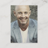 Fotoherdenkingskaart voor Sunset Tree-thema Visitekaartje (Achterkant)