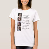 Fotoherdenkingsmonument ter nagedachtenis t-shirt (Voorkant)