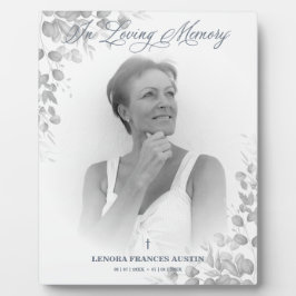 Fotoherdenkingsservice Beste mensen in zwart-wit Fotoplaat