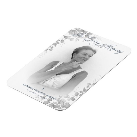 Fotoherdenkingsservice Beste mensen in zwart-wit Magneet (Linkerzijde)