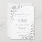 Fotoherdenkingsservice Beste mensen in zwart-wit Notitiekaartje (Achterkant)