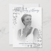 Fotoherdenkingsservice Beste mensen in zwart-wit Notitiekaartje (Voorkant)