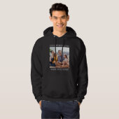 Fotoherinnering Custom Hoodie met uw tekst (Voorkant volledig)