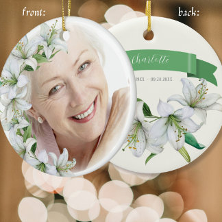 Fotoherinnering Keramisch Ornament