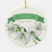 Fotoherinnering Keramisch Ornament (Achterkant)